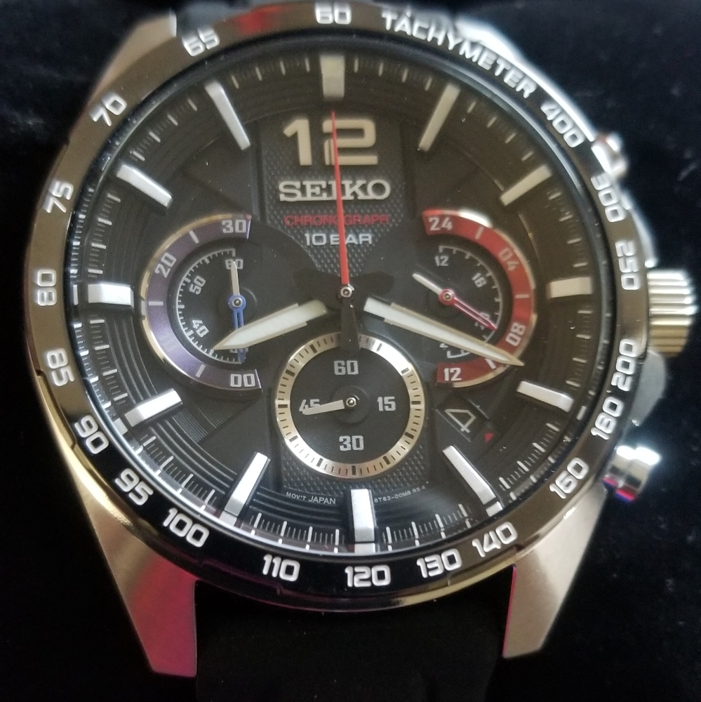 Seiko Chronograph Sports Watch Ssb345